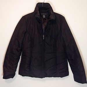 New York & Co Brown Puffer Winter Jacket S